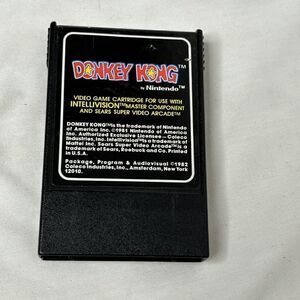 Intellivision Donkey Kong INTV for the Intellivision Video Game System